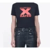 X-Rated Small Slim Fit s krátkým rukávem, černé 612964TIVA71076