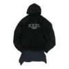 XXXL Mikina s kapucí a nášivkami, oversized „Black“ 720406TNVD91070