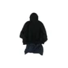 XXXL Mikina s kapucí a nášivkami, oversized „Black“ 720406TNVD91070