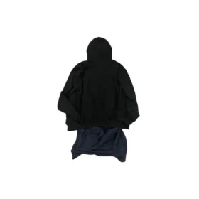 XXXL Mikina s kapucí a nášivkami, oversized „Black“ 720406TNVD91070