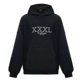 XXXL Oversized mikina s kapucí „Black White“ 713677TNVD91070