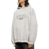 XXXL Oversized mikina s kapucí „Off White“ 713677TNVD99784