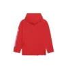 Zkrácená mikina s kapucí Balenciaga „Cardi Red“ 670946-TLVJ3-6441